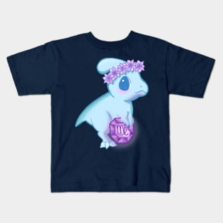 Virgo Parasaurolophus Kids T-Shirt